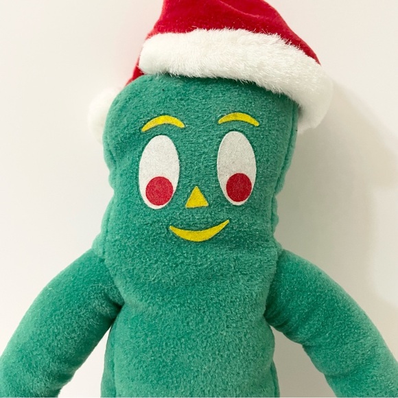 Vintage 1996 Christmas Gumby Santa 14" Plush Trendmasters Toy - Picture 2 of 16
